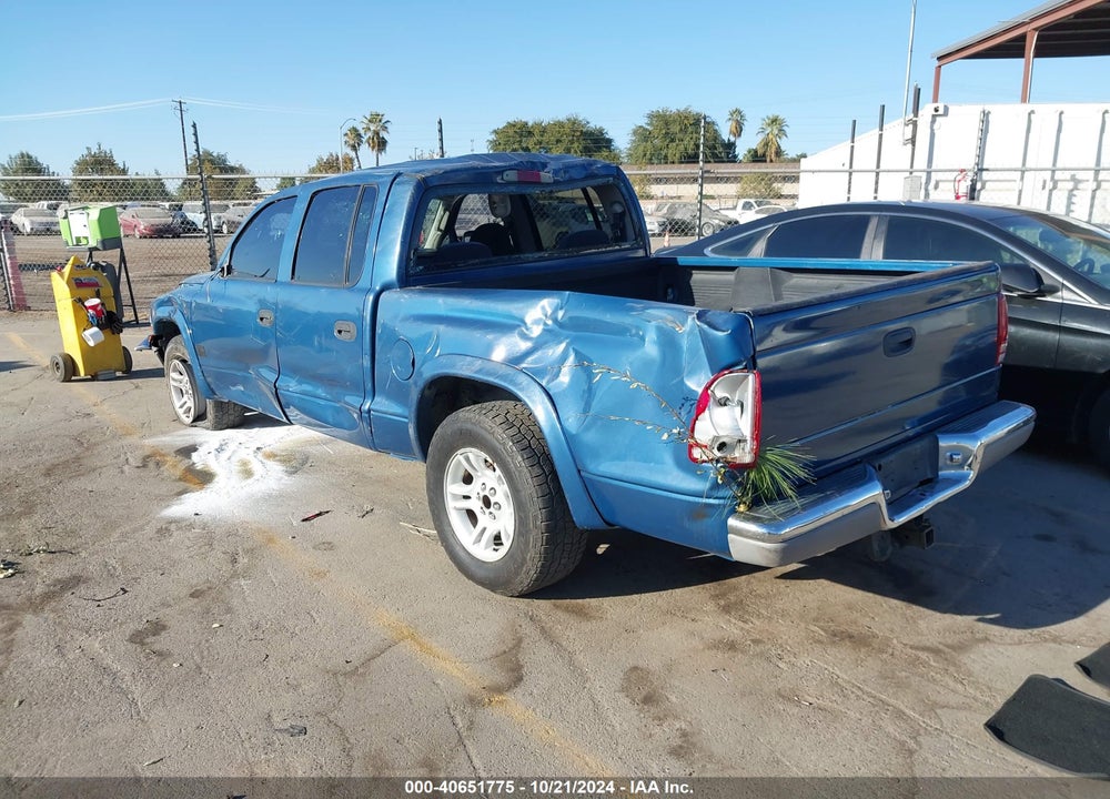 2002 DODGE DAKOTA SLT VIN: 1B7HL48N22S632104