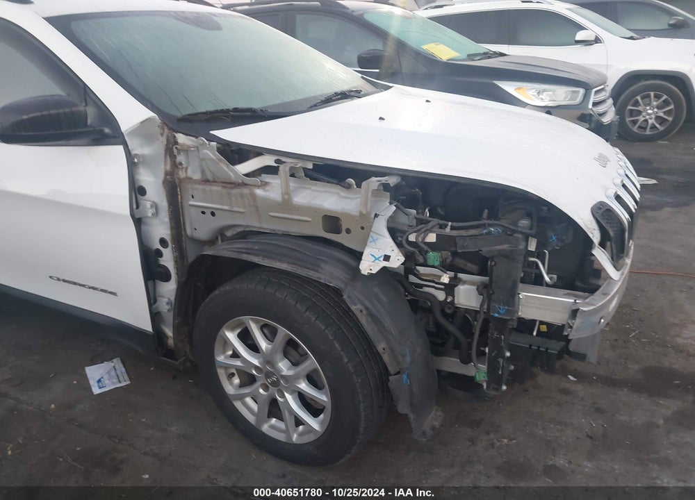 2016 JEEP CHEROKEE SPORT VIN: 1C4PJLAB7GW160574