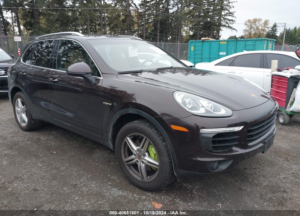 2015 PORSCHE CAYENNE E-HYBRID S VIN: WP1AE2A23FLA53508
