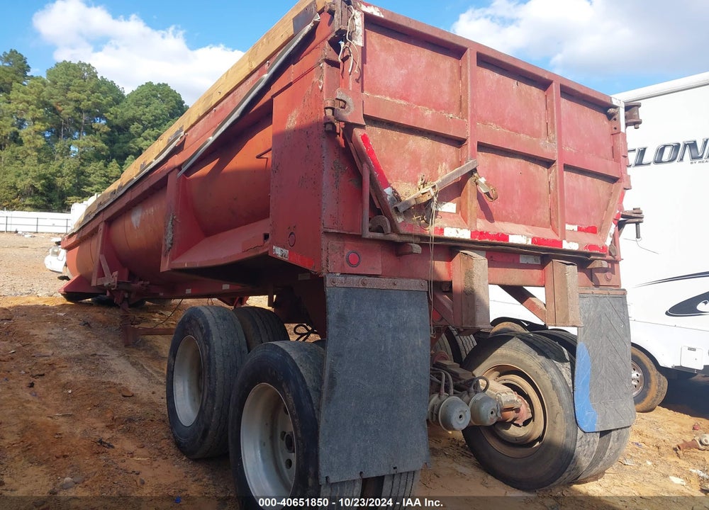 1989 TRANSCRAFT CORP DUMP TRAILER VIN: 1B4D32239K2160104