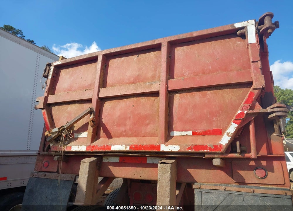 1989 TRANSCRAFT CORP DUMP TRAILER VIN: 1B4D32239K2160104