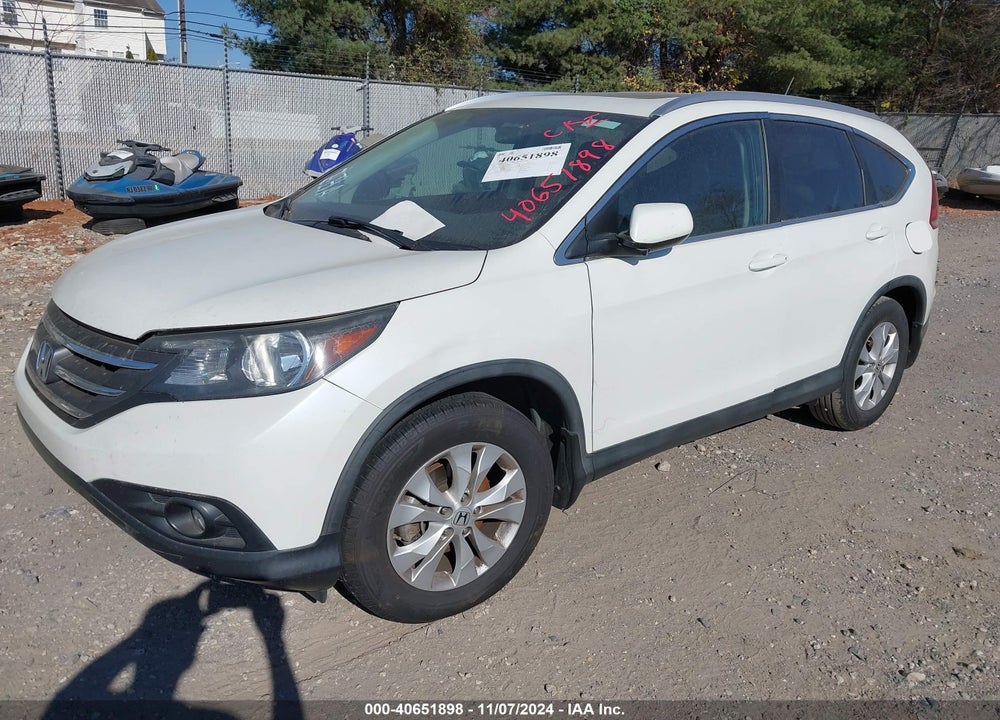 2013 HONDA CR-V EX-L VIN: 5J6RM3H78DL047614