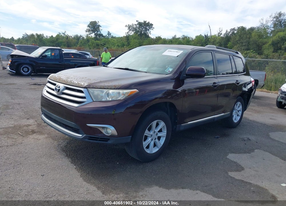 2012 TOYOTA HIGHLANDER SE V6 VIN: 5TDZK3EH0CS056555