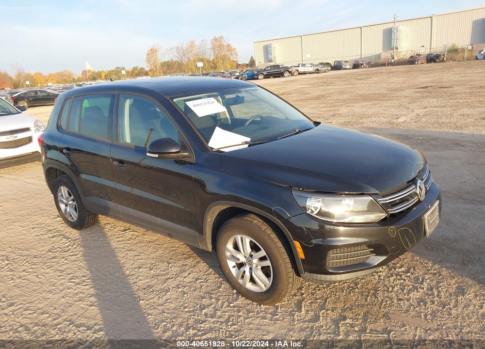 2012 VOLKSWAGEN TIGUAN S VIN: WVGBV7AX5CW596475