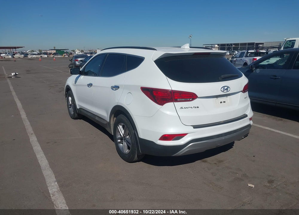 2018 HYUNDAI SANTA FE SPORT 2.4L VIN: 5XYZU3LB4JG515539