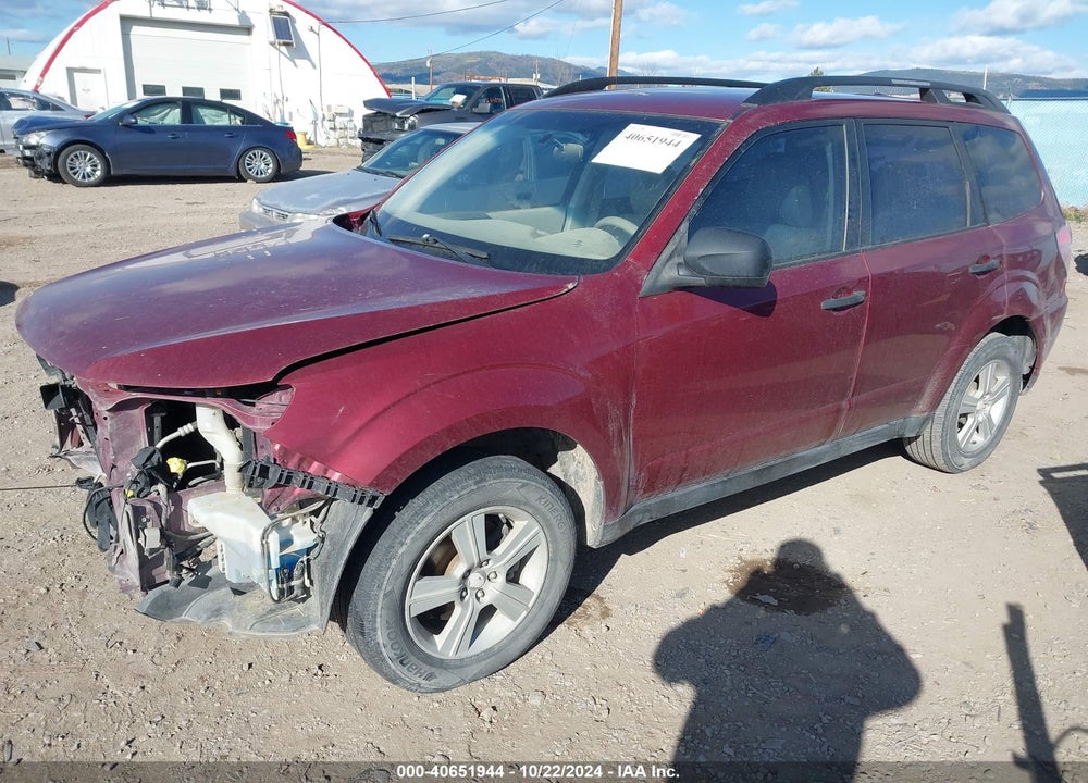 2010 SUBARU FORESTER 2.5X VIN: JF2SH6BCXAH900131