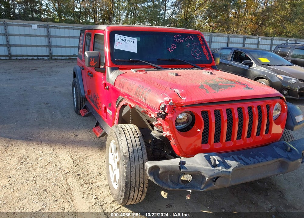 2020 JEEP WRANGLER UNLIMITED SPORT S 4X4 VIN: 1C4HJXDN9LW269503
