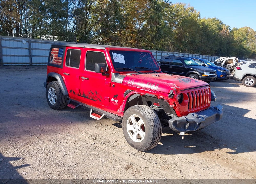 2020 JEEP WRANGLER UNLIMITED SPORT S 4X4 VIN: 1C4HJXDN9LW269503