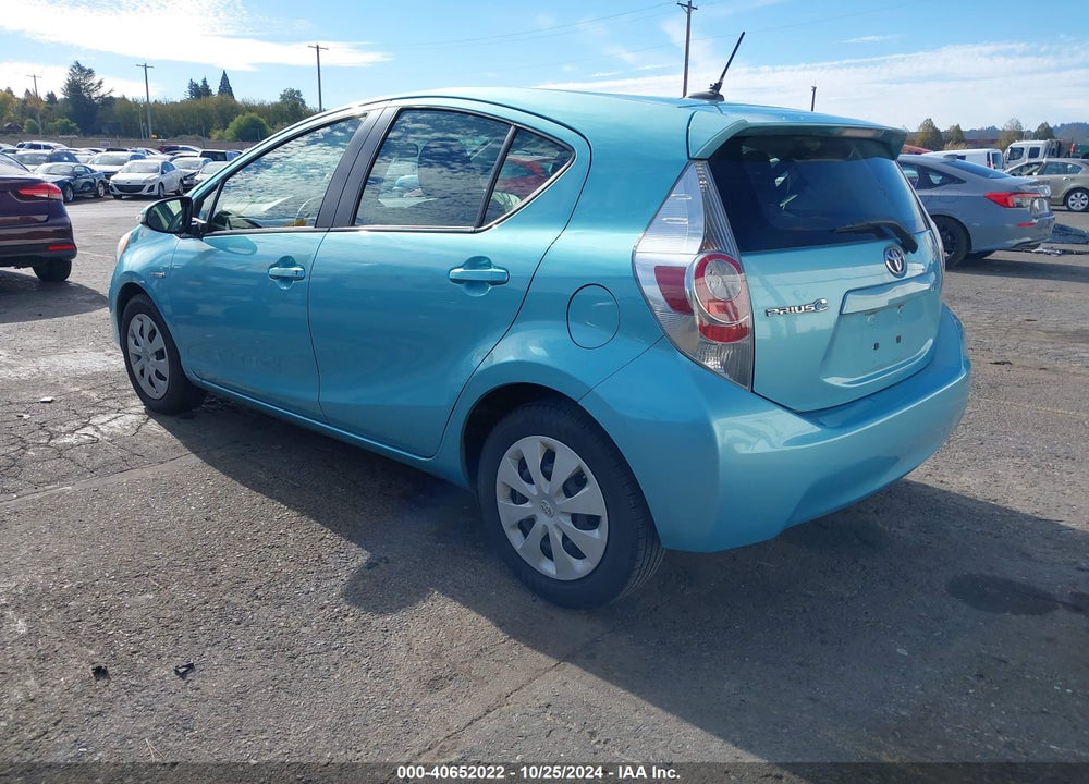2012 TOYOTA PRIUS C THREE VIN: JTDKDTB33C1017380