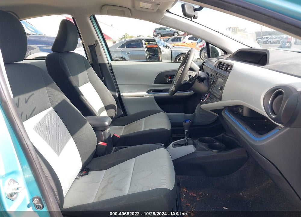 2012 TOYOTA PRIUS C THREE VIN: JTDKDTB33C1017380