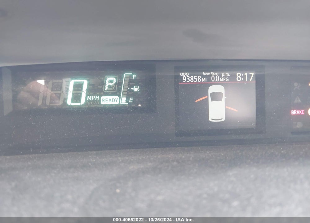 2012 TOYOTA PRIUS C THREE VIN: JTDKDTB33C1017380