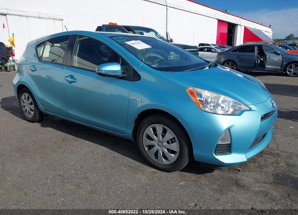 2012 TOYOTA PRIUS C THREE VIN: JTDKDTB33C1017380