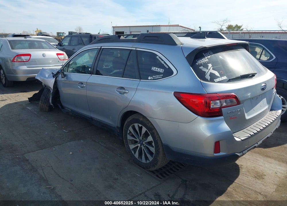 2017 SUBARU OUTBACK 2.5I LIMITED VIN: 4S4BSANC4H3426307