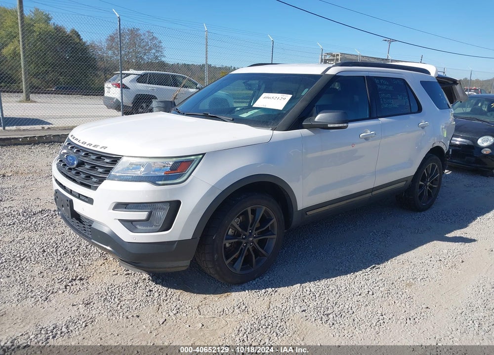 2017 FORD EXPLORER XLT VIN: 1FM5K8D86HGC33085
