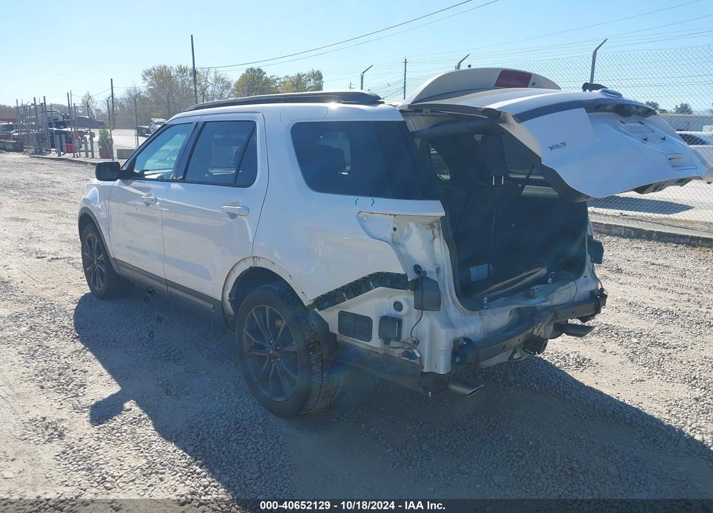 2017 FORD EXPLORER XLT VIN: 1FM5K8D86HGC33085