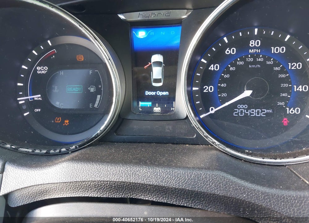 2013 HYUNDAI SONATA HYBRID VIN: KMHEC4A48DA074655