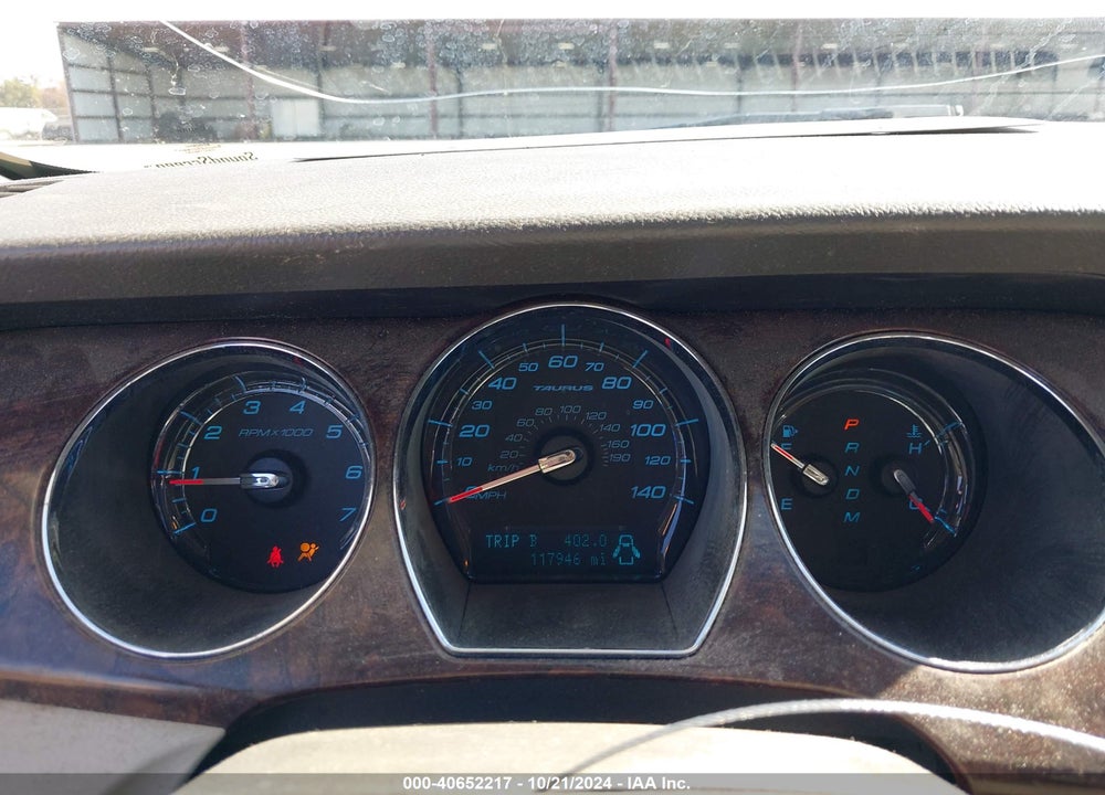 2010 FORD TAURUS SEL VIN: 1FAHP2EW7AG127317