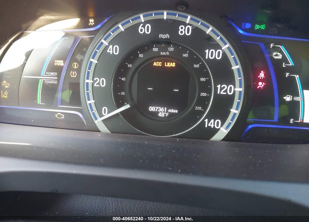 2017 HONDA ACCORD HYBRID EX-L VIN: JHMCR6F58HC021115