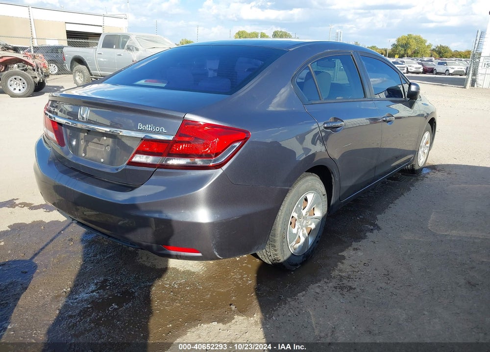 2014 HONDA CIVIC LX VIN: 19XFB2F57EE012373