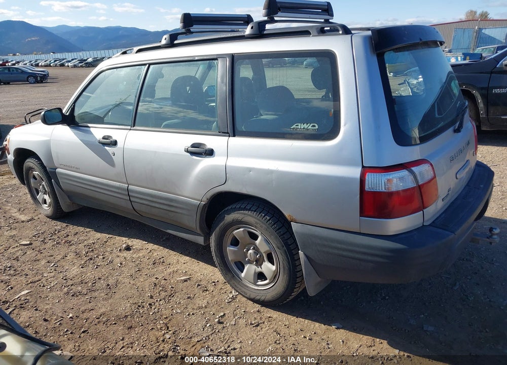 2002 SUBARU FORESTER L VIN: JF1SF63582G733205