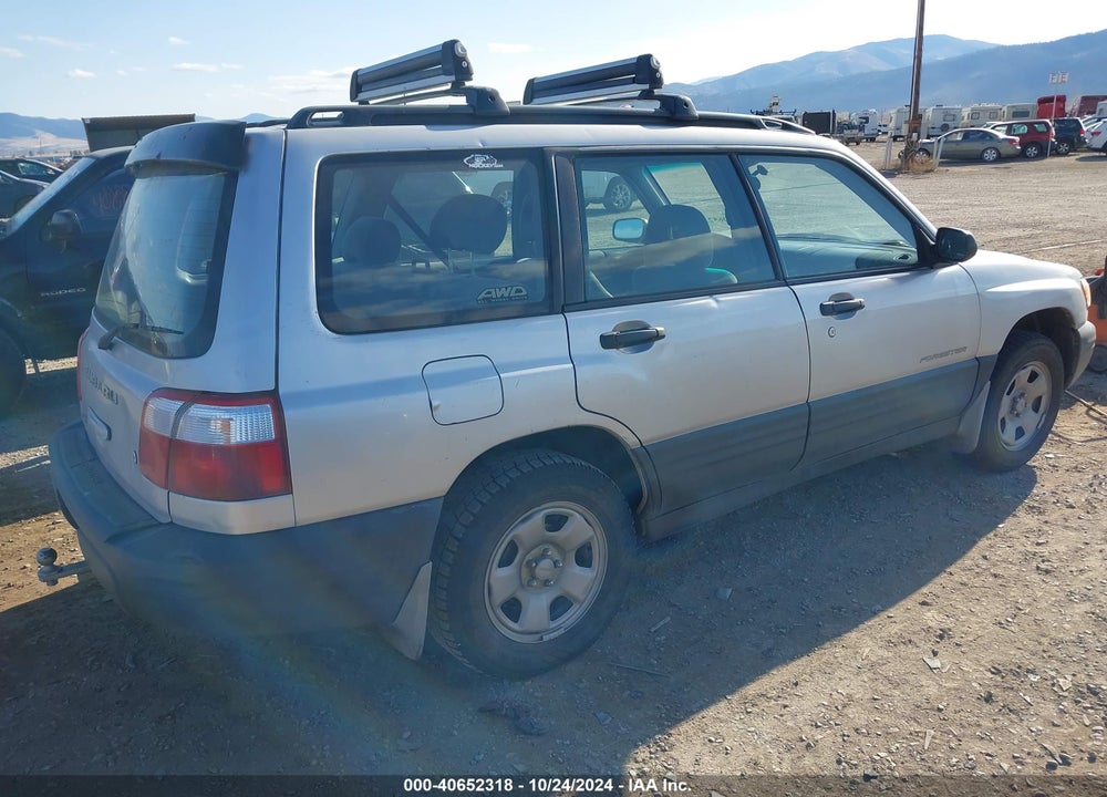 2002 SUBARU FORESTER L VIN: JF1SF63582G733205