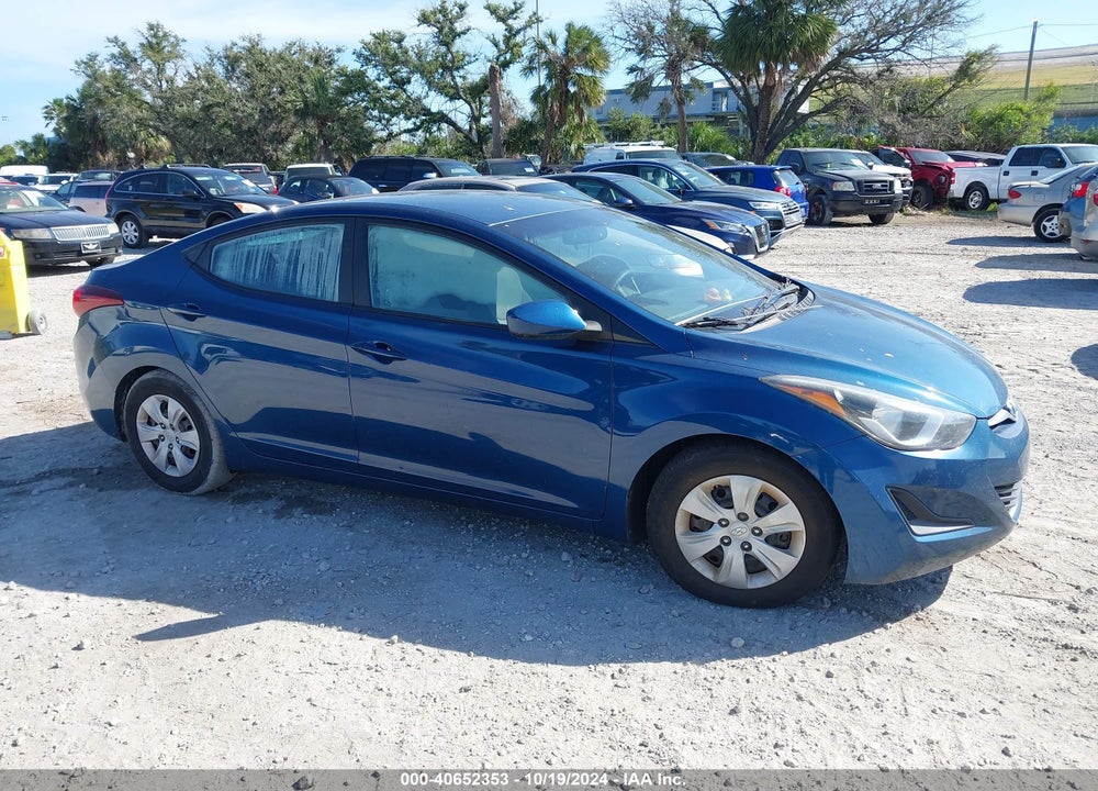 2016 HYUNDAI ELANTRA SE VIN: KMHDH4AE3GU607343