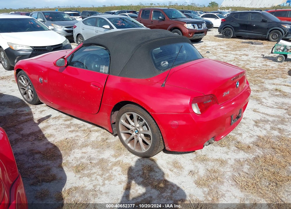 2006 BMW Z4 3.0I VIN: 4USBU335X6LW58142