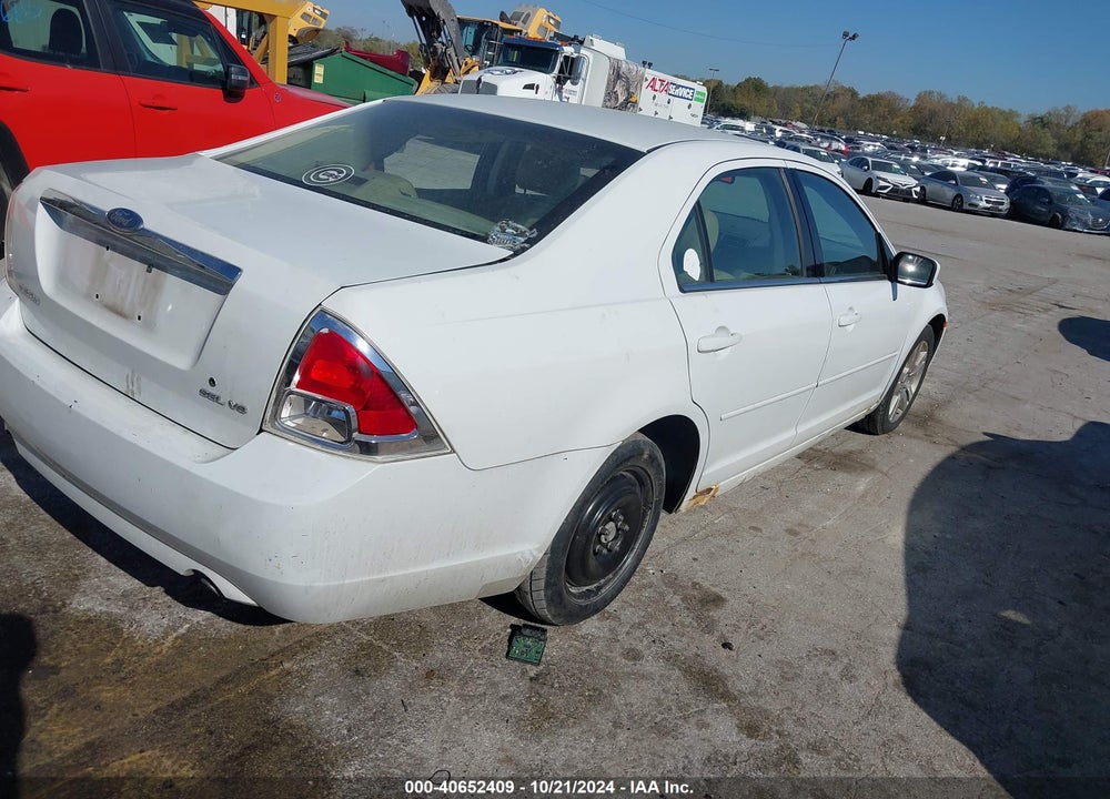 2007 FORD FUSION SEL VIN: 3FAHP08177R105176