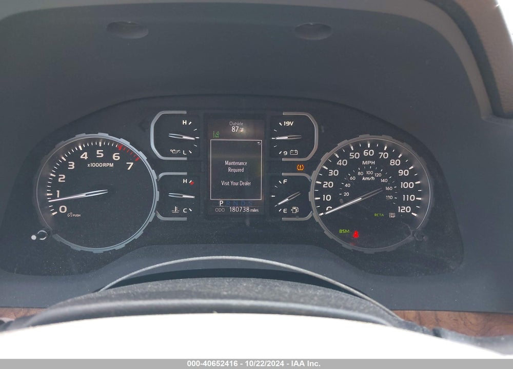 2019 TOYOTA TUNDRA 1794 5.7L V8 VIN: 5TFAY5F15KX780386
