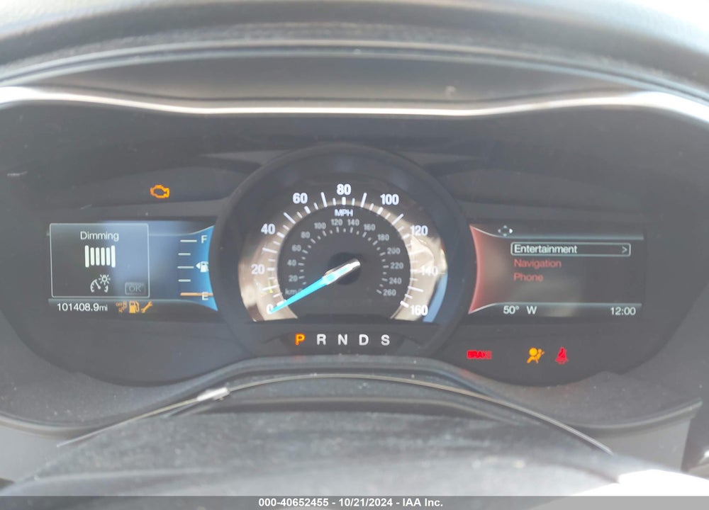 2019 FORD FUSION TITANIUM VIN: 3FA6P0D91KR139299
