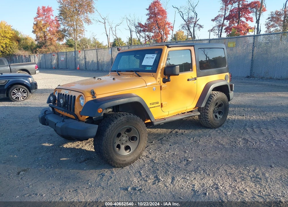 2012 JEEP WRANGLER SPORT VIN: 1C4GJWAG3CL247669