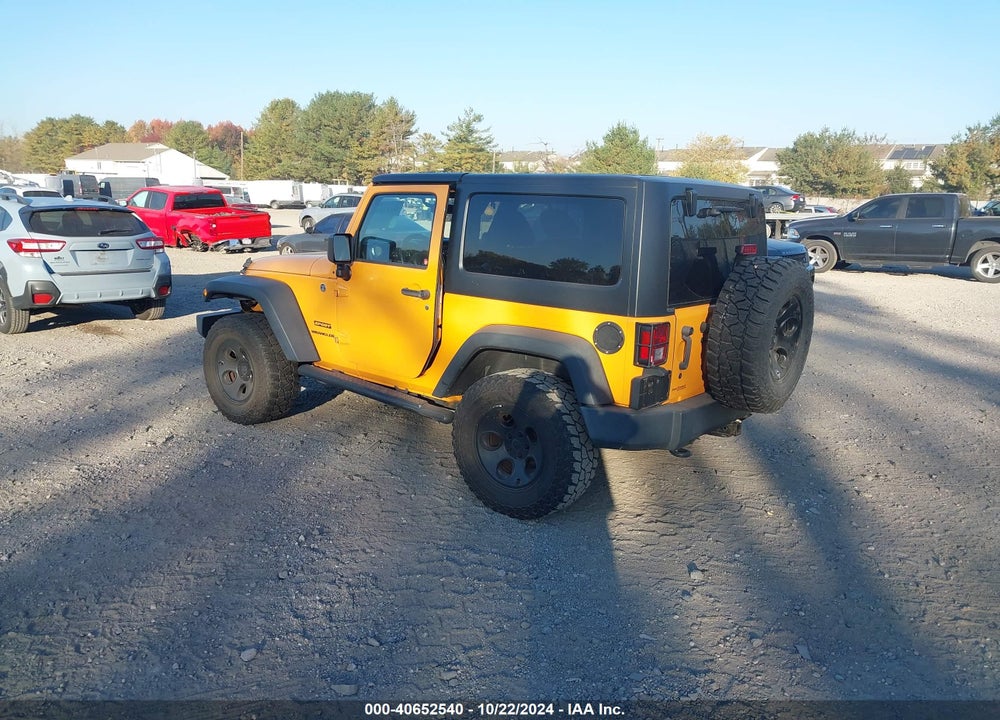2012 JEEP WRANGLER SPORT VIN: 1C4GJWAG3CL247669