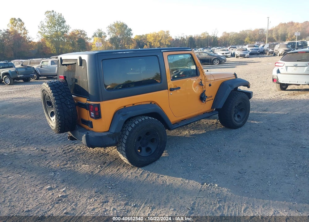 2012 JEEP WRANGLER SPORT VIN: 1C4GJWAG3CL247669