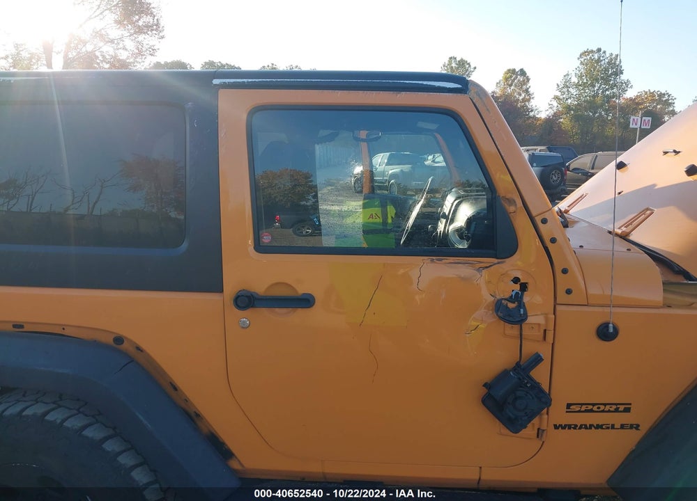2012 JEEP WRANGLER SPORT VIN: 1C4GJWAG3CL247669