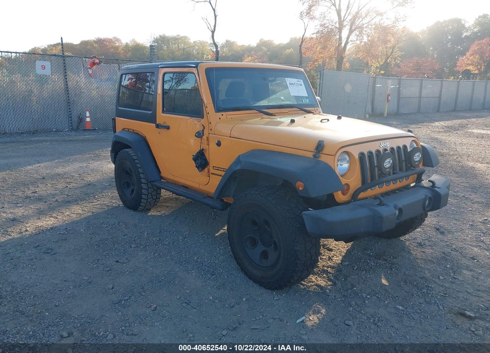 2012 JEEP WRANGLER SPORT VIN: 1C4GJWAG3CL247669