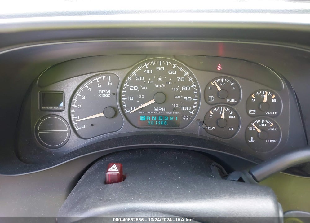 2002 CHEVROLET AVALANCHE 1500 VIN: 3GNEK13T12G132265