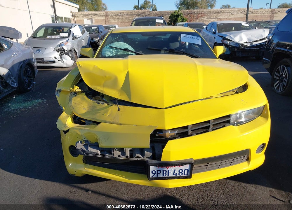 2014 CHEVROLET CAMARO 2LS VIN: 2G1FA1E31E9152052