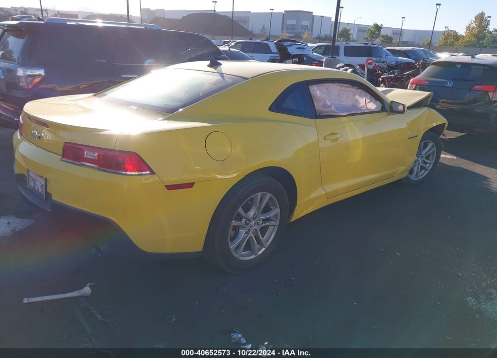 2014 CHEVROLET CAMARO 2LS VIN: 2G1FA1E31E9152052