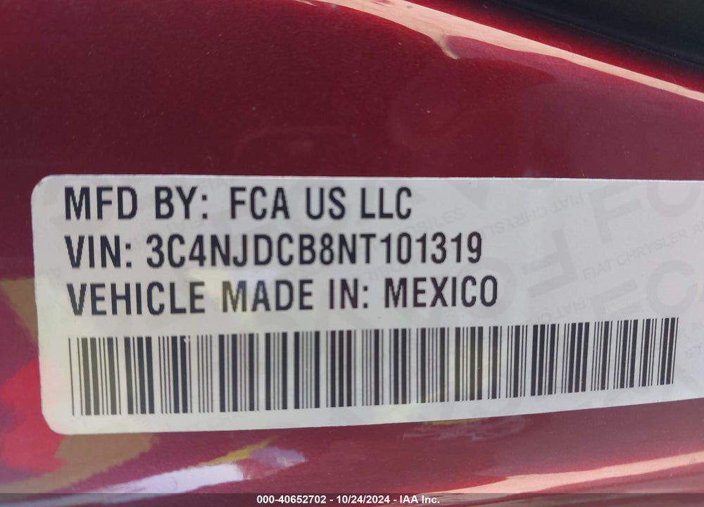 2022 JEEP COMPASS HIGH ALTITUDE 4X4 VIN: 3C4NJDCB8NT101319