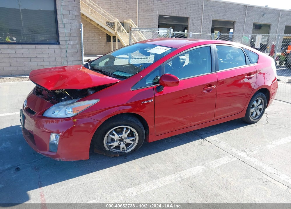 2010 TOYOTA PRIUS VIN: JTDKN3DUXA0010822
