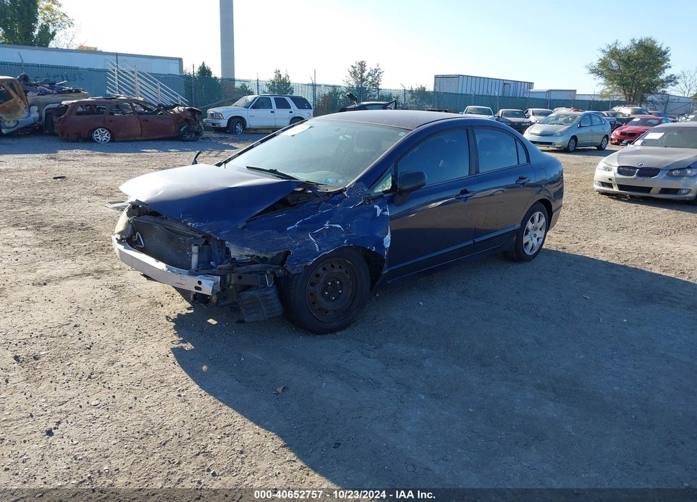2009 HONDA CIVIC LX VIN: 1HGFA16579L012854