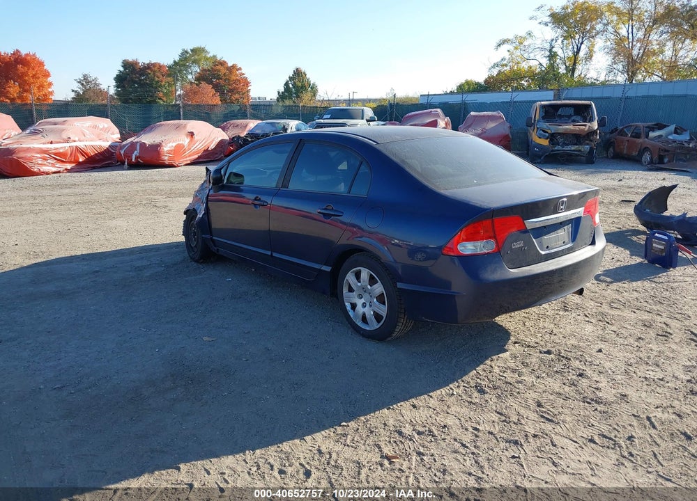 2009 HONDA CIVIC LX VIN: 1HGFA16579L012854