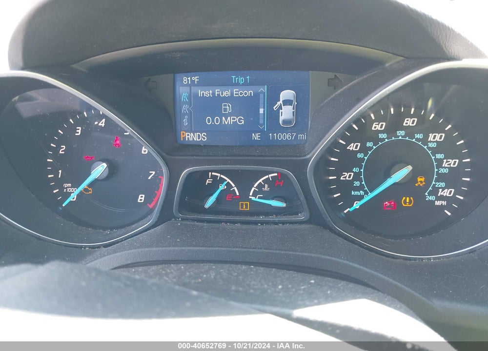 2013 FORD ESCAPE SE VIN: 1FMCU0GX4DUD49757
