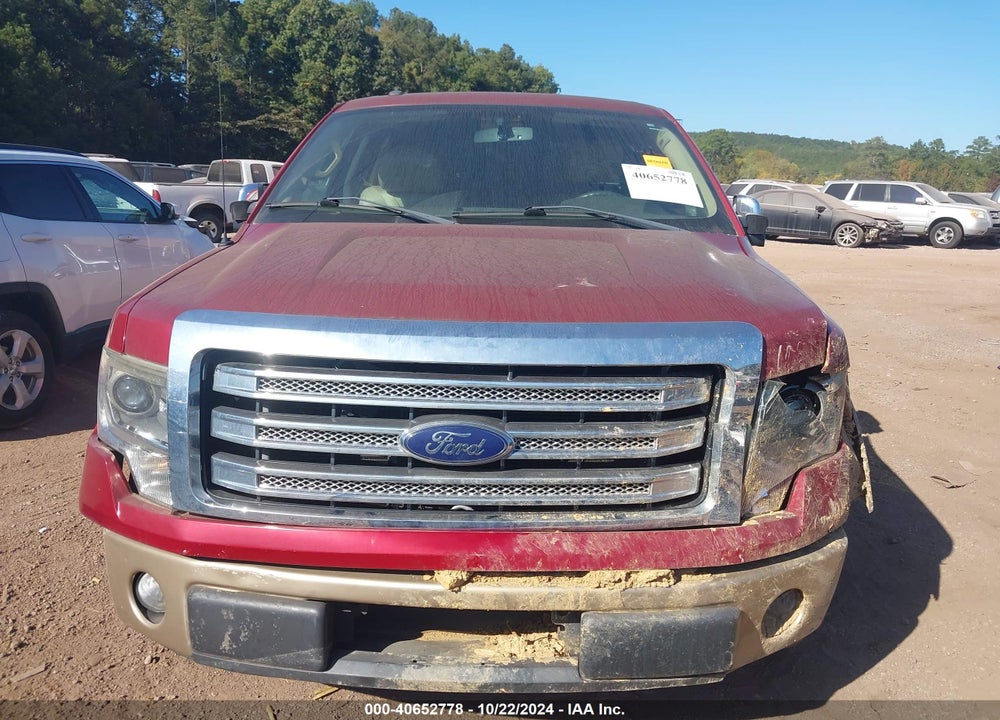 2013 FORD F150 SUPERCREW VIN: 1FTFW1CF8DKF46148