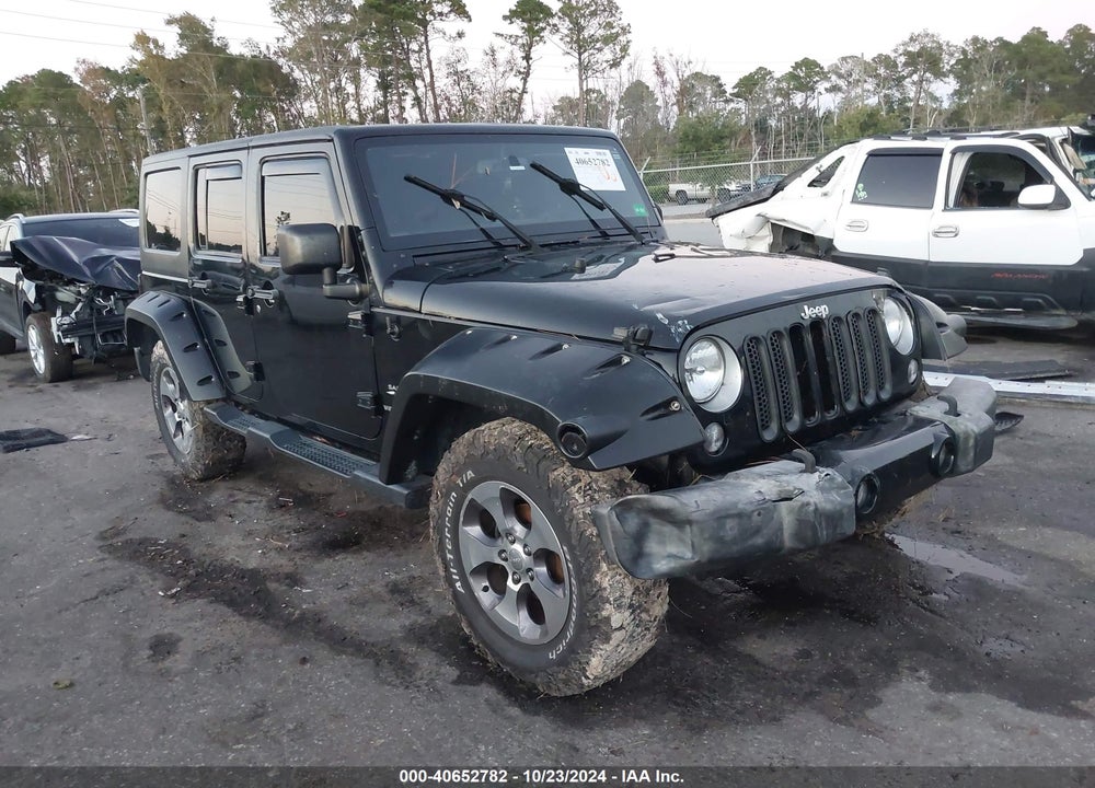 2016 JEEP WRANGLER UNLIMITED SAHARA VIN: 1C4BJWEG0GL189661