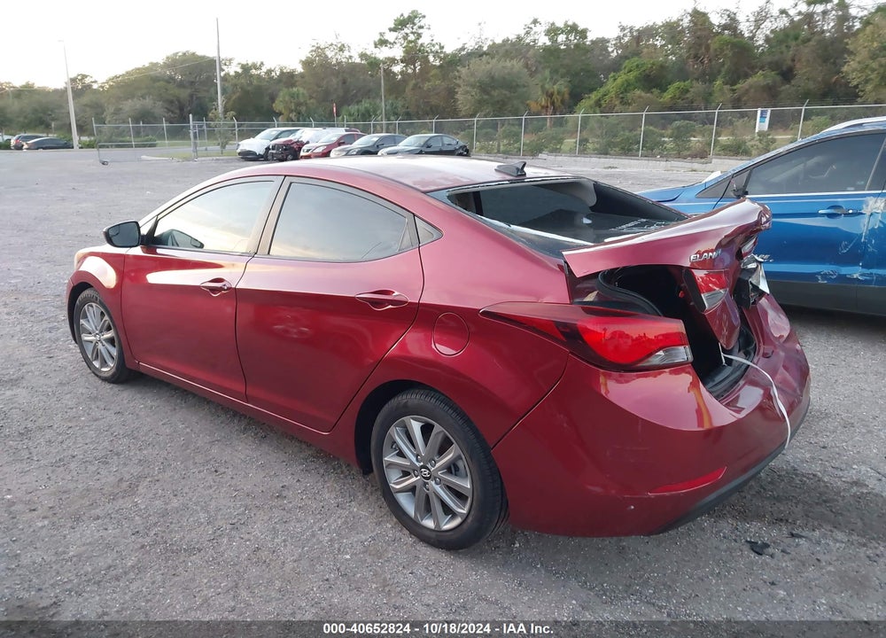 2016 HYUNDAI ELANTRA SE VIN: 5NPDH4AE8GH767846
