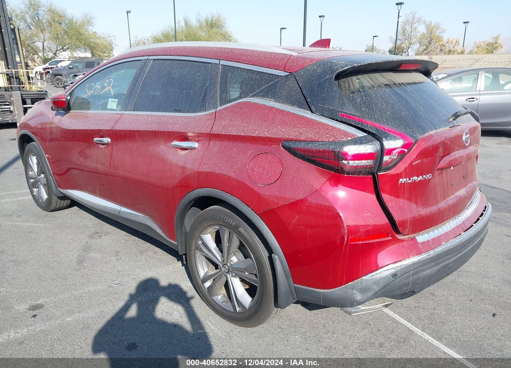 2021 NISSAN MURANO PLATINUM FWD VIN: 5N1AZ2DJ6MC122161