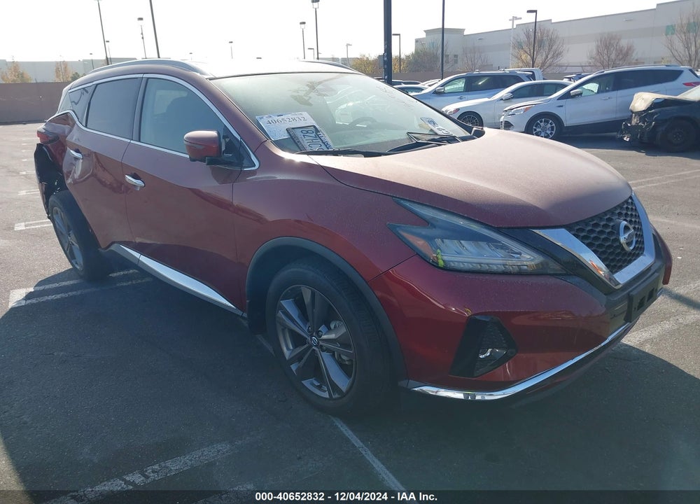 2021 NISSAN MURANO PLATINUM FWD VIN: 5N1AZ2DJ6MC122161