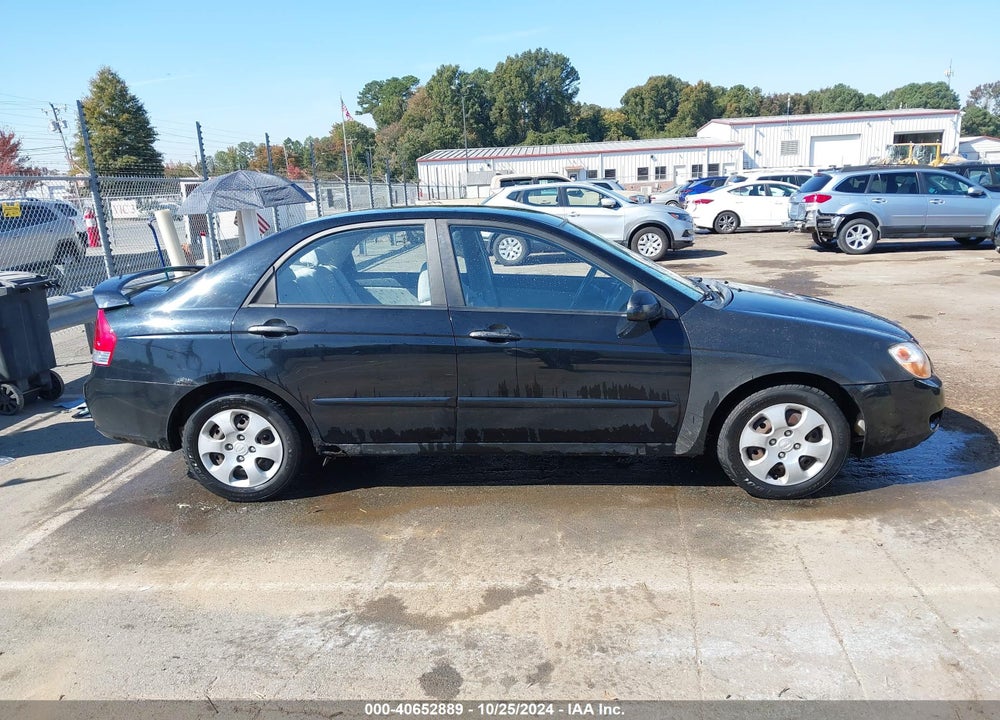 2008 KIA SPECTRA VIN: KNAFE122385533794