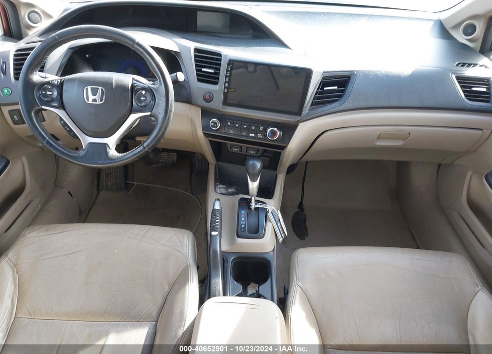 2012 HONDA CIVIC EX-L VIN: 2HGFB2F96CH538385